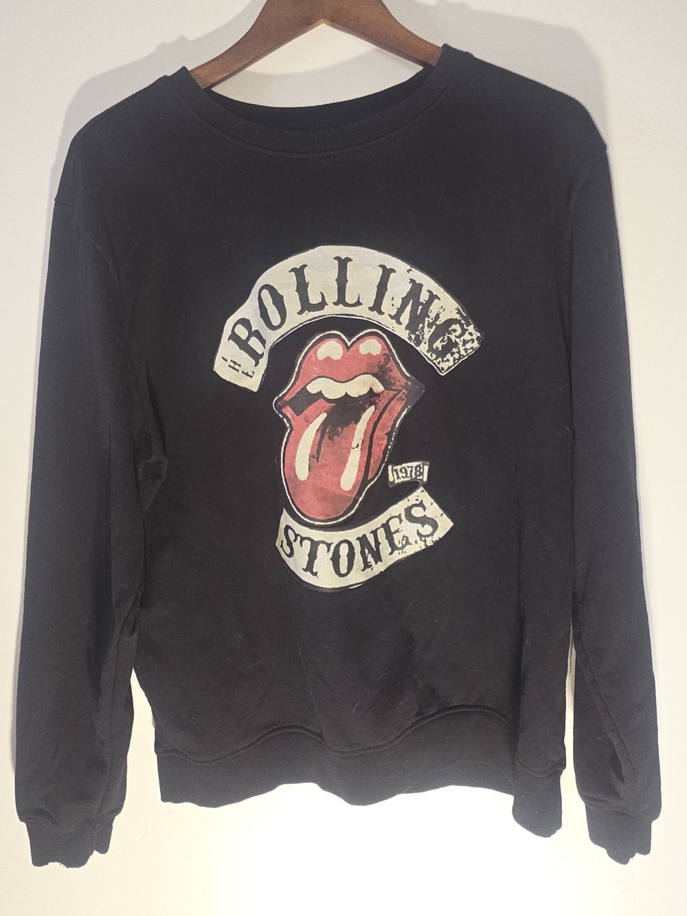 the Rolling Stones Graphic Black Sweatshirt